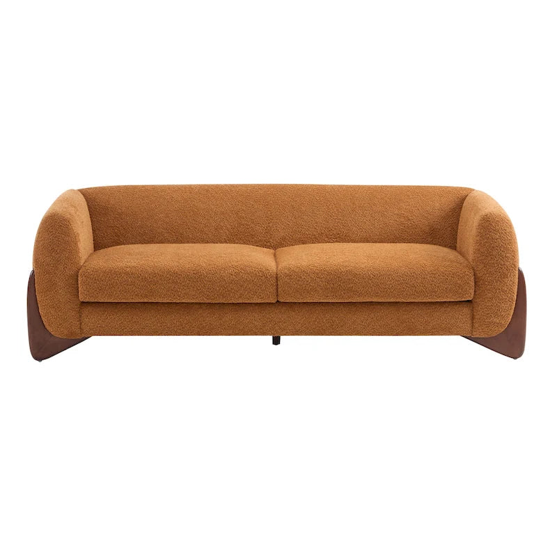 Upholstered Boucle 3-Seat Sofa