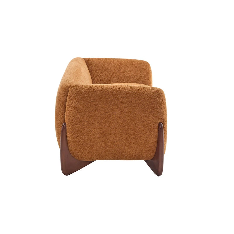 Upholstered Boucle 3-Seat Sofa