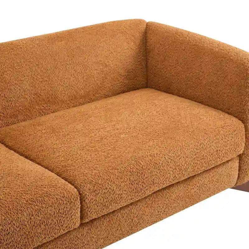 Upholstered Boucle 3-Seat Sofa