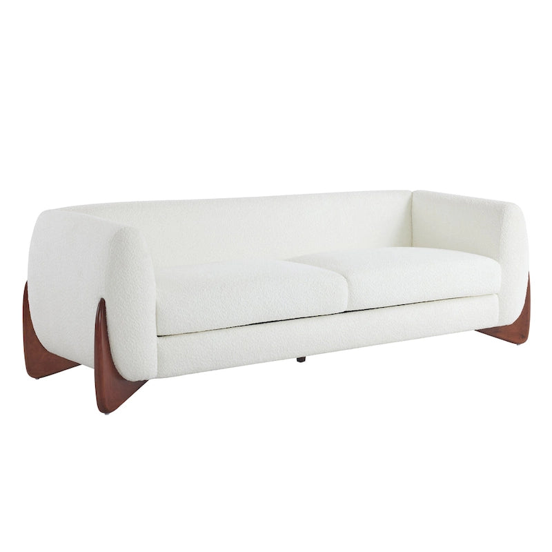 Upholstered Boucle 3-Seat Sofa