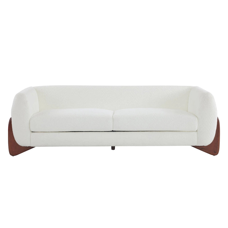 Upholstered Boucle 3-Seat Sofa