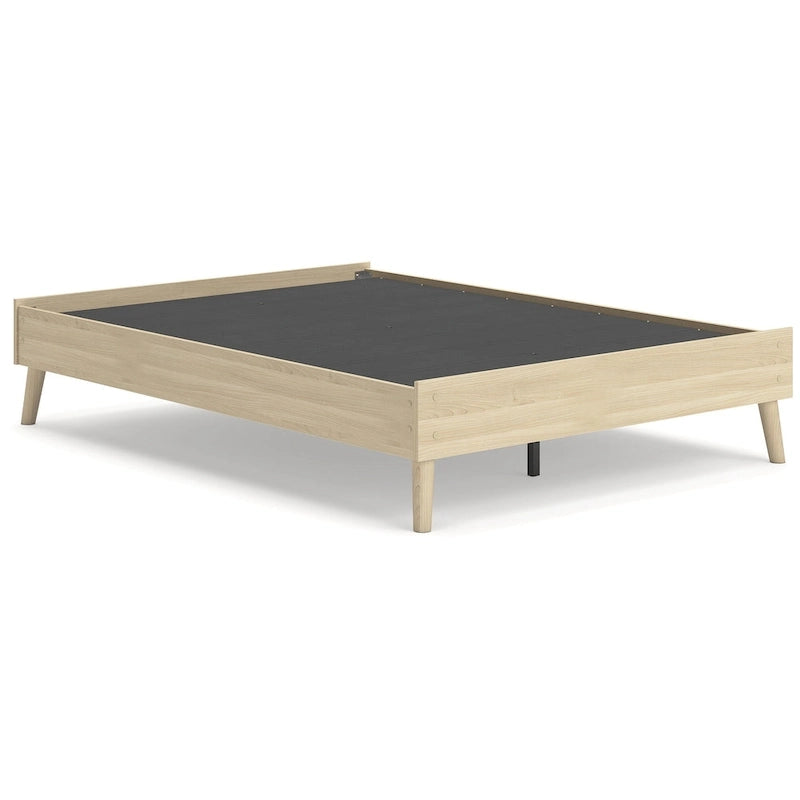 Light Brown Platform Bed