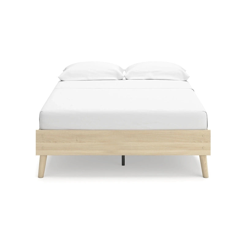 Light Brown Platform Bed