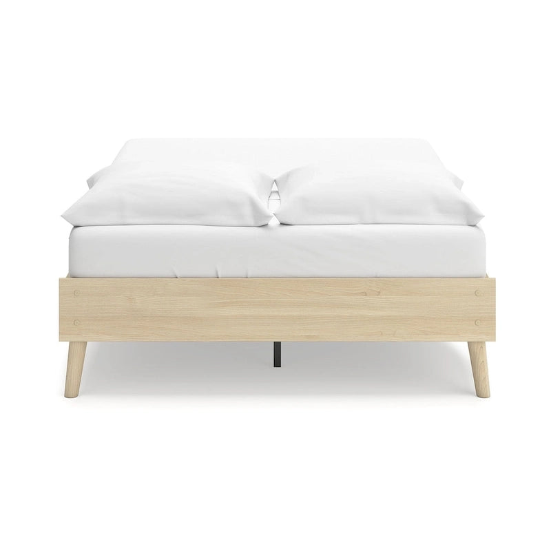 Light Brown Platform Bed