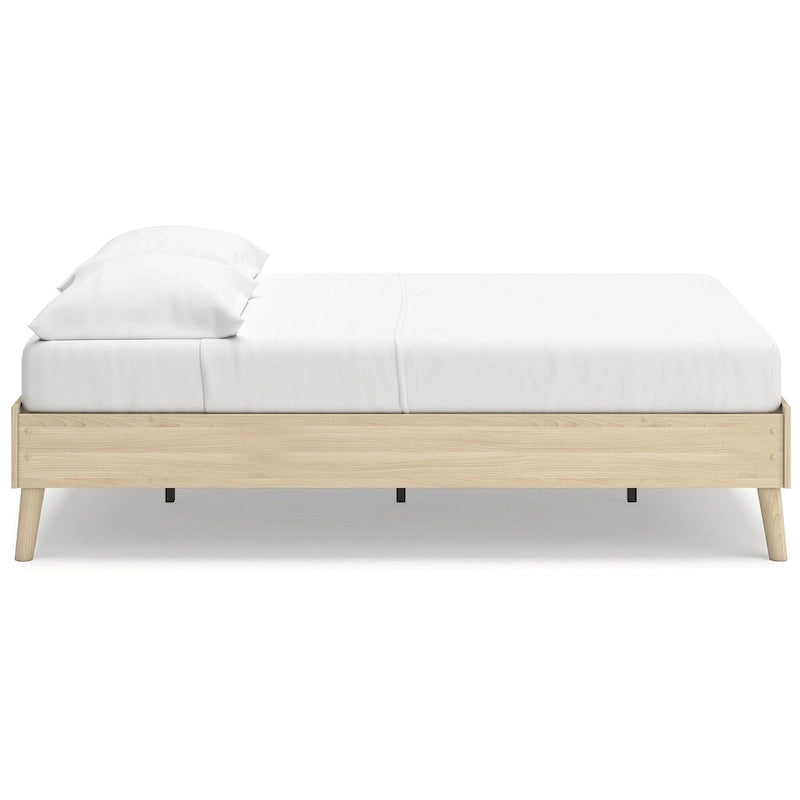 Light Brown Platform Bed