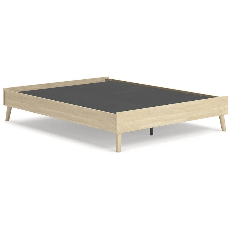 Light Brown Platform Bed