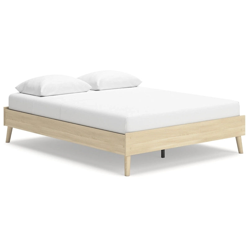 Light Brown Platform Bed