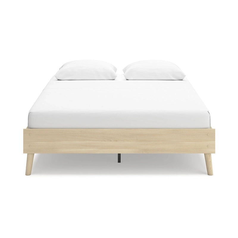 Light Brown Platform Bed