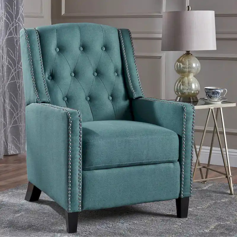 Tufted Fabric Recliner