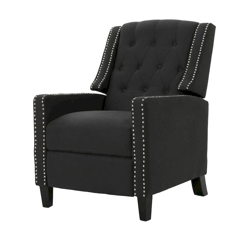 Tufted Fabric Recliner