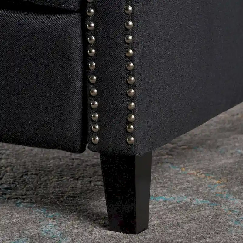 Tufted Fabric Recliner