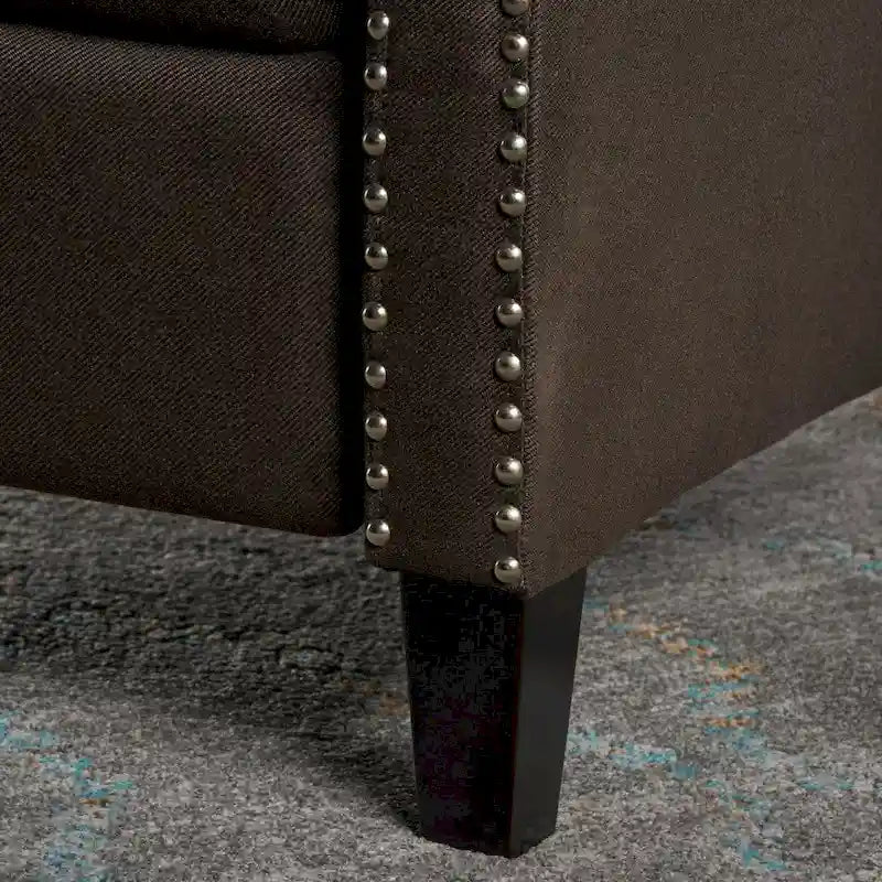 Tufted Fabric Recliner