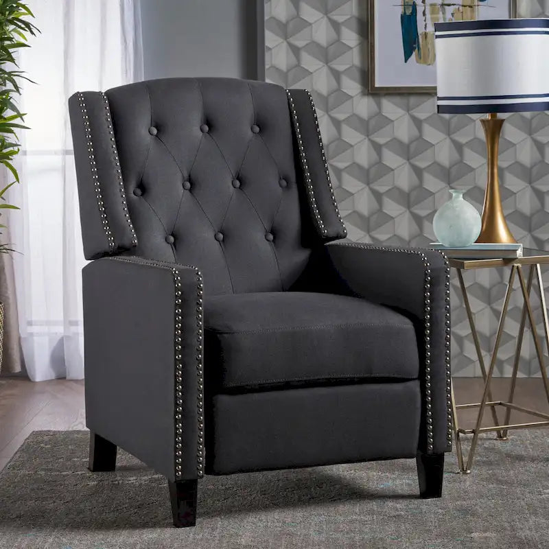 Tufted Fabric Recliner