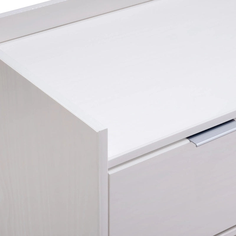Modern Gallery Top Solid Wood Dresser