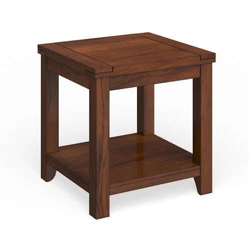 24-inch Solid Wood 1-Shelf Side Table