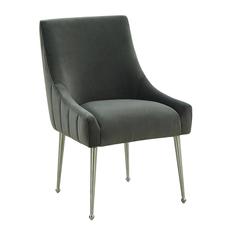 Dining Chair Velvet Side Chair with Stainless Steel Leg