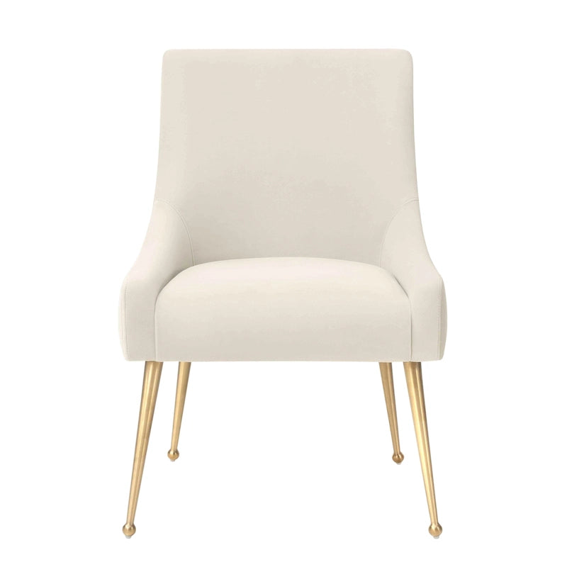 Dining Chair Velvet Side Chair with Stainless Steel Leg