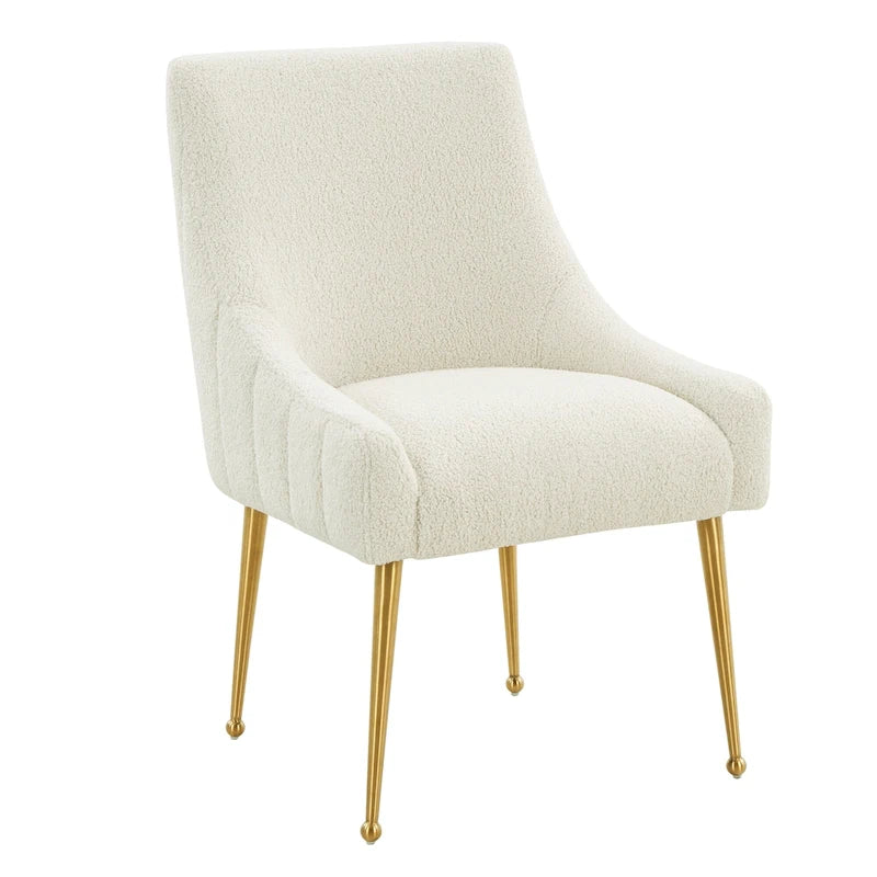 Dining Chair Velvet Side Chair with Stainless Steel Leg