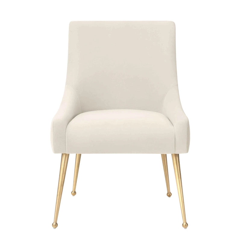 Dining Chair Velvet Side Chair with Stainless Steel Leg