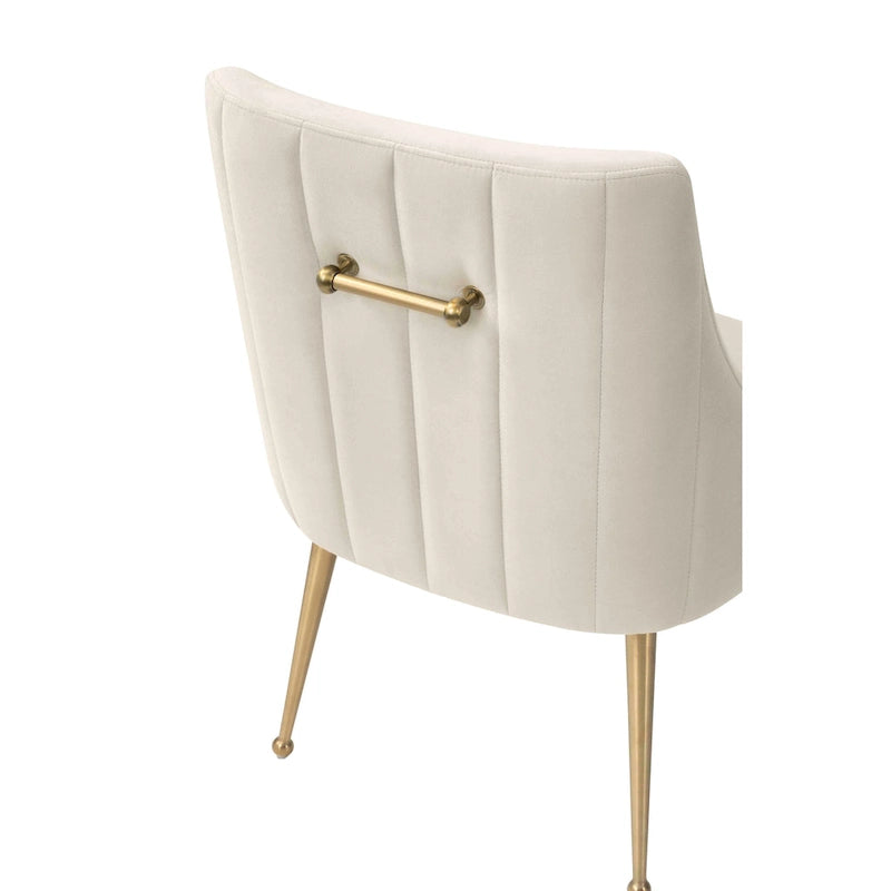Dining Chair Velvet Side Chair with Stainless Steel Leg