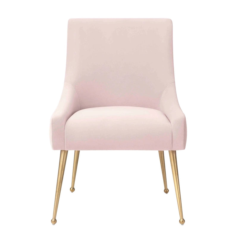 Dining Chair Velvet Side Chair with Stainless Steel Leg