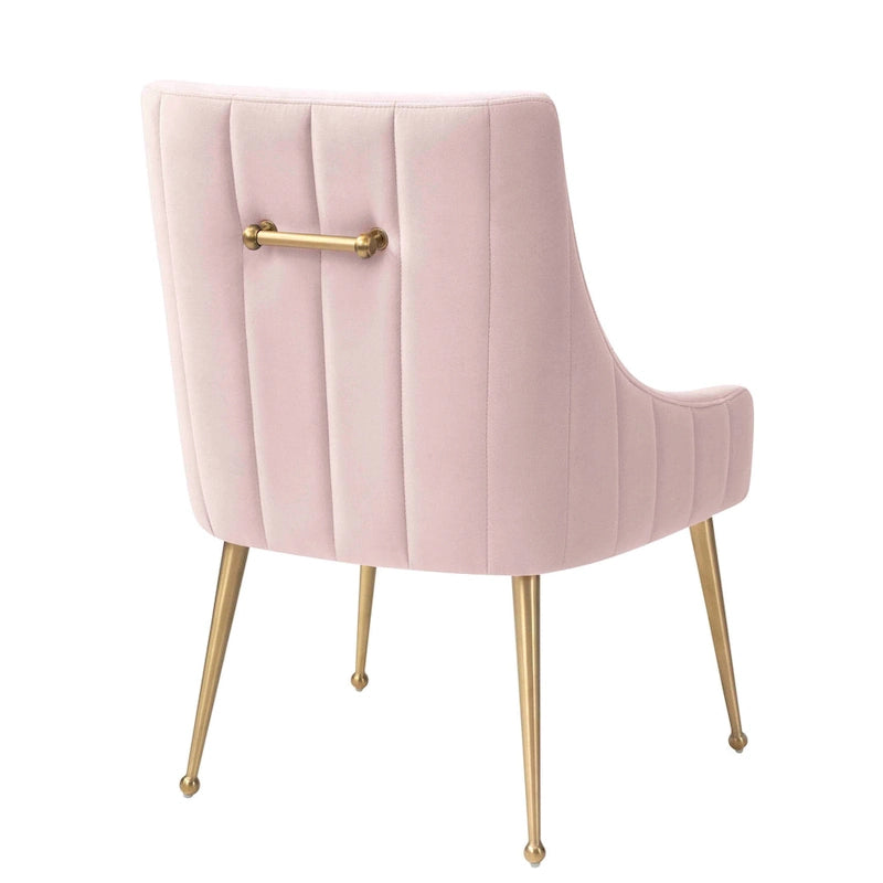 Dining Chair Velvet Side Chair with Stainless Steel Leg