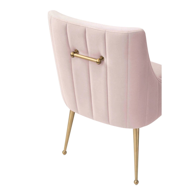 Dining Chair Velvet Side Chair with Stainless Steel Leg