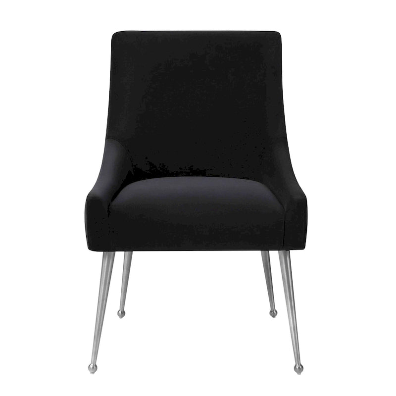Dining Chair Velvet Side Chair with Stainless Steel Leg