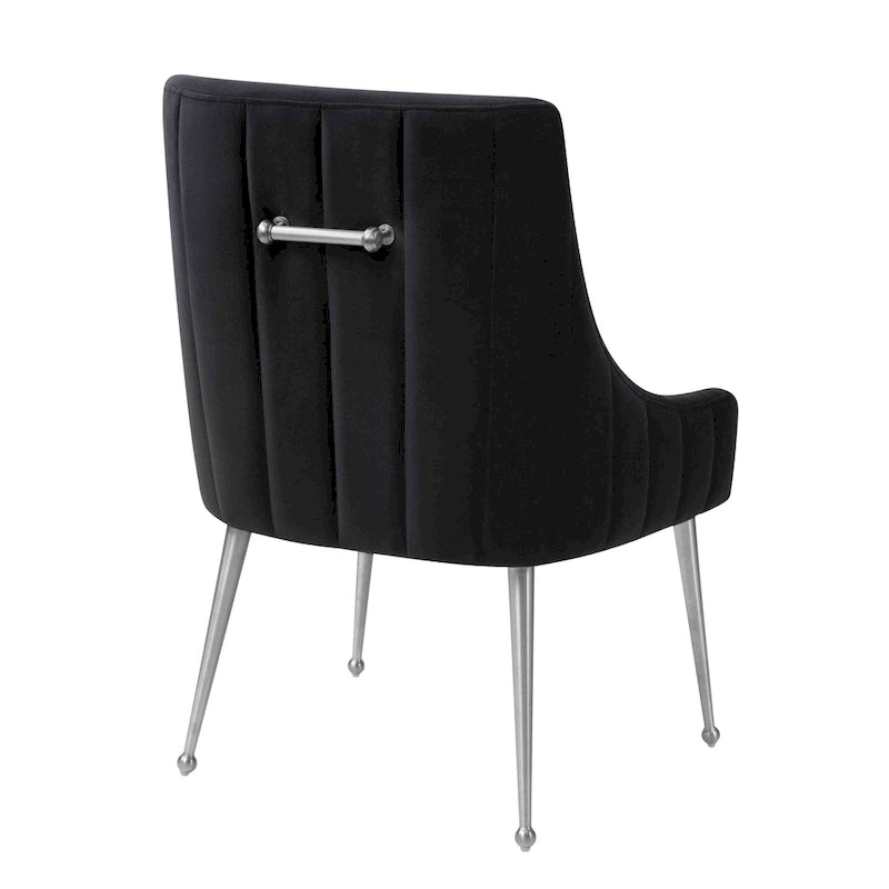 Dining Chair Velvet Side Chair with Stainless Steel Leg