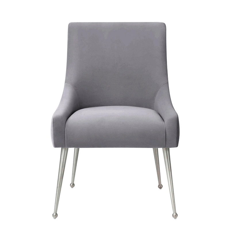 Dining Chair Velvet Side Chair with Stainless Steel Leg
