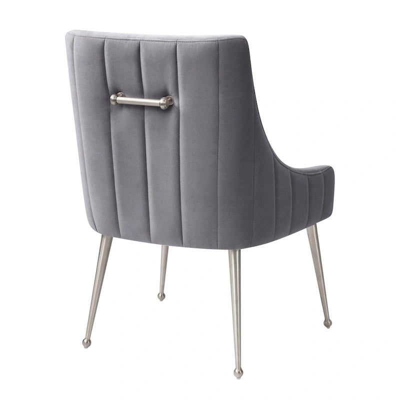 Dining Chair Velvet Side Chair with Stainless Steel Leg