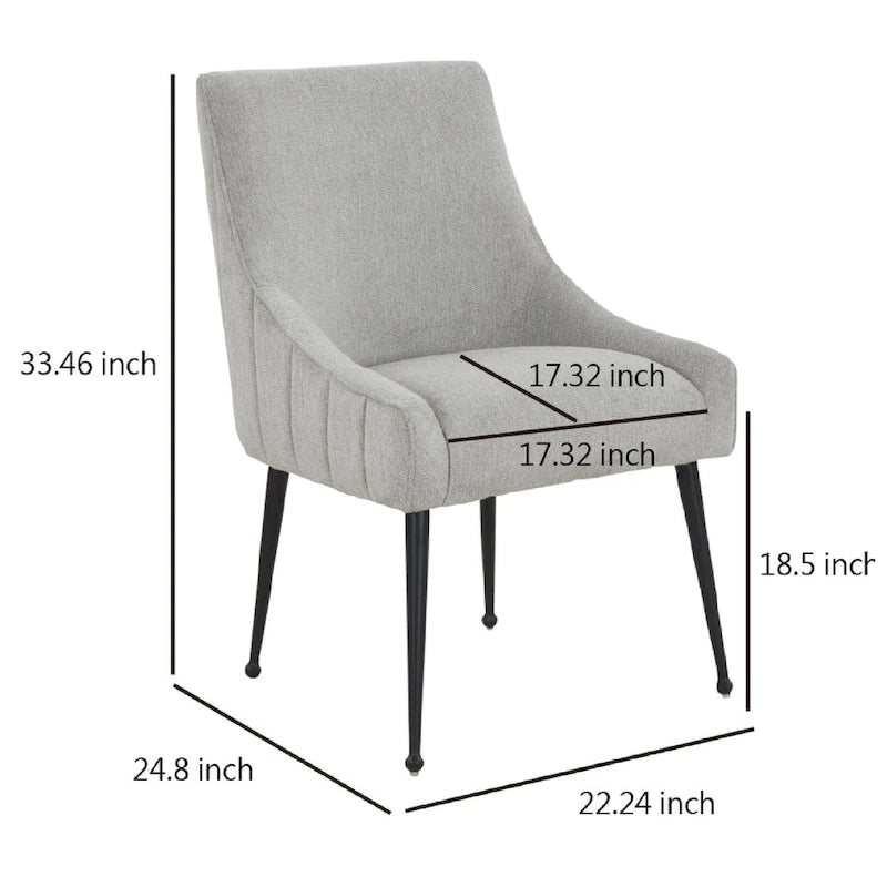 Dining Chair Velvet Side Chair with Stainless Steel Leg