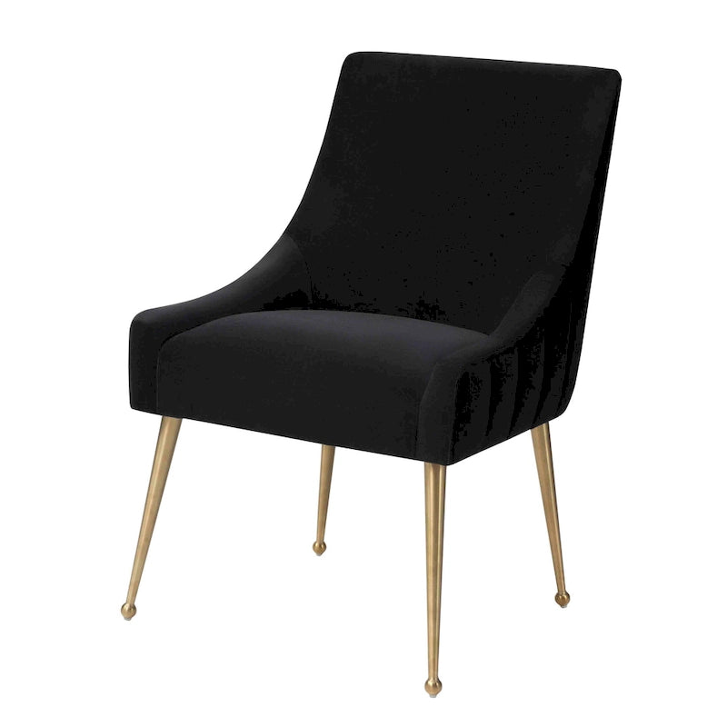 Dining Chair Velvet Side Chair with Stainless Steel Leg