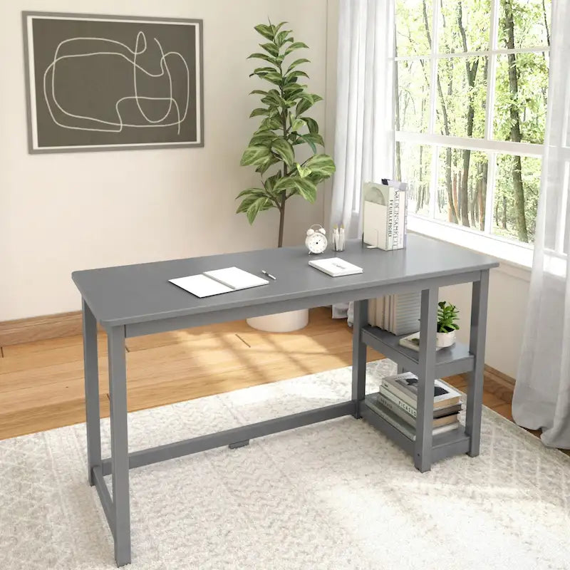 Desk with Bookshelves