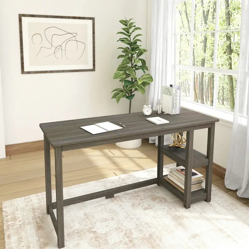 Desk with Bookshelves