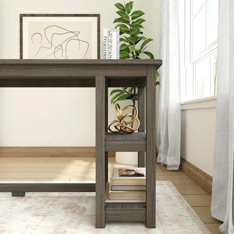 Desk with Bookshelves