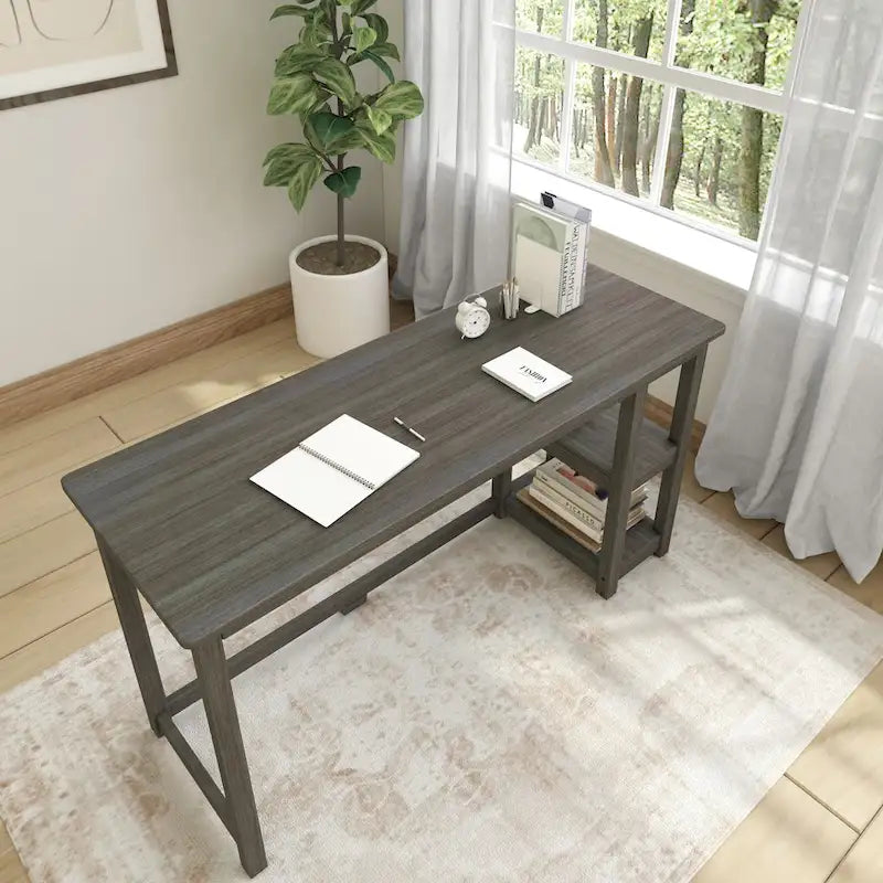 Desk with Bookshelves