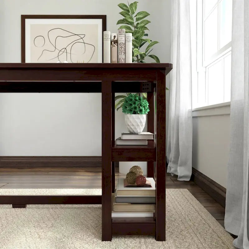 Desk with Bookshelves