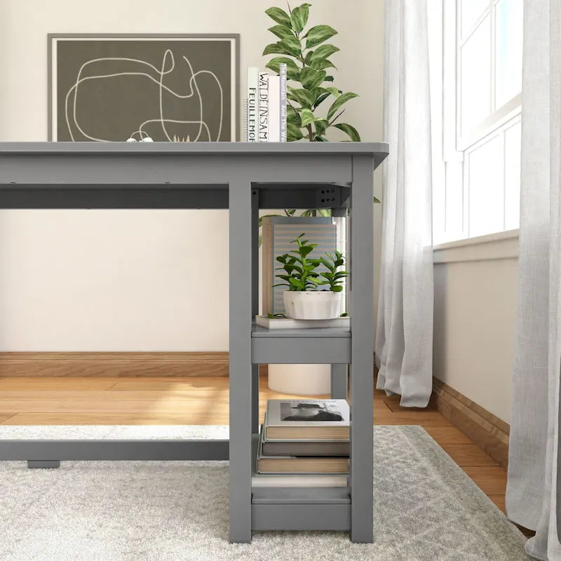 Desk with Bookshelves