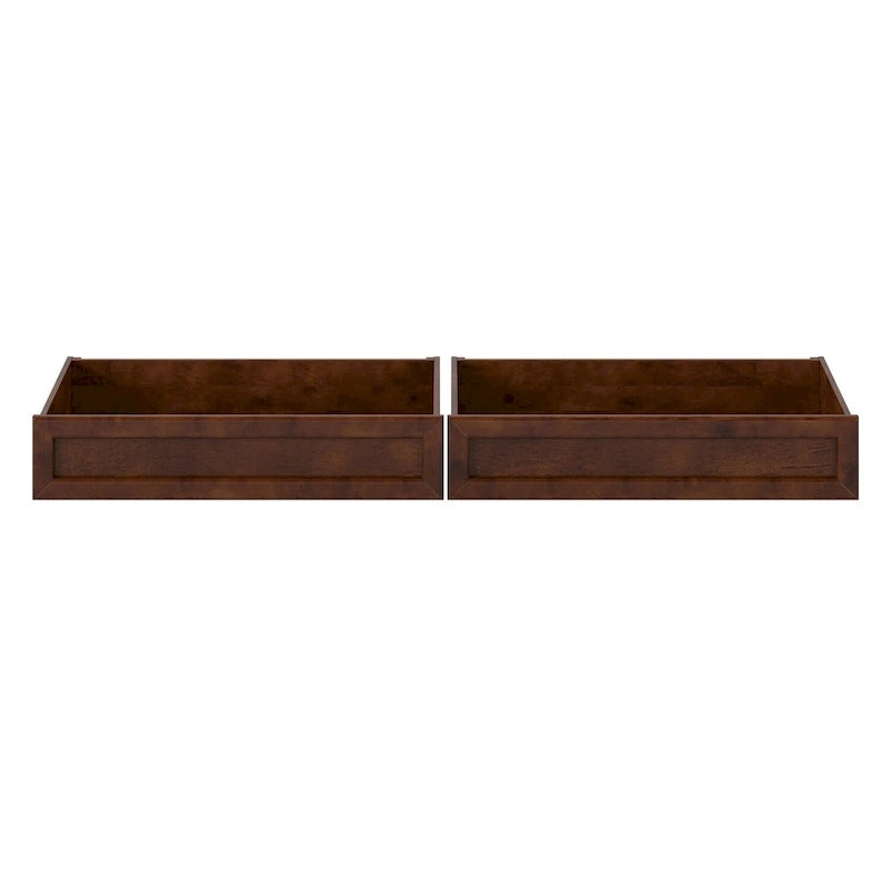 Twin-Full Mid-Century Modern Under Bed Storage Drawers