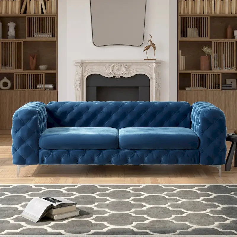 Tufted Velvet Sofa