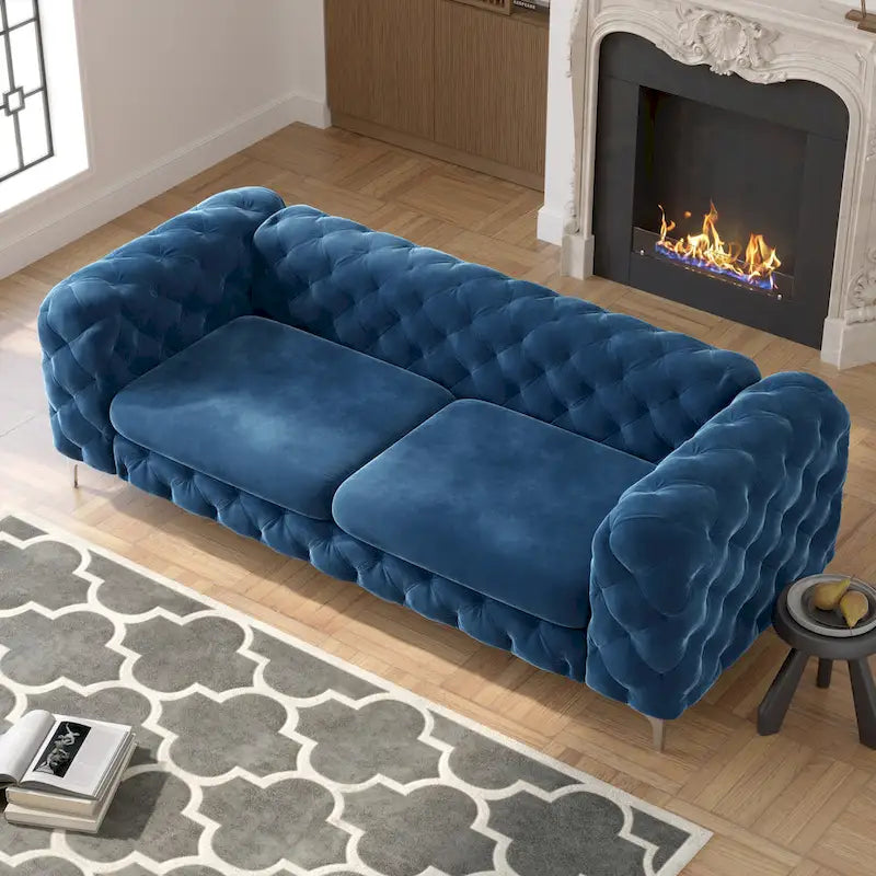 Tufted Velvet Sofa