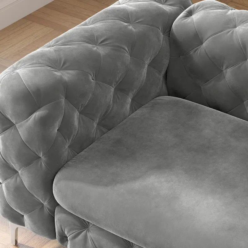 Tufted Velvet Sofa