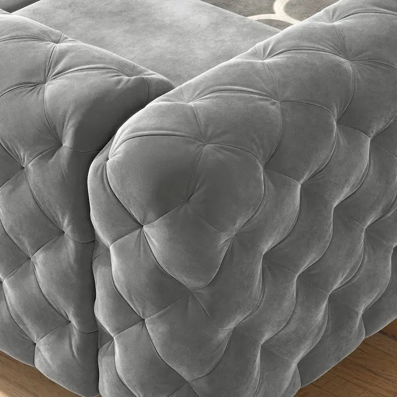 Tufted Velvet Sofa