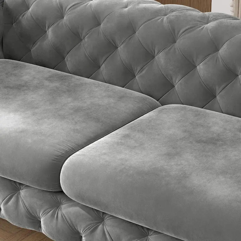 Tufted Velvet Sofa