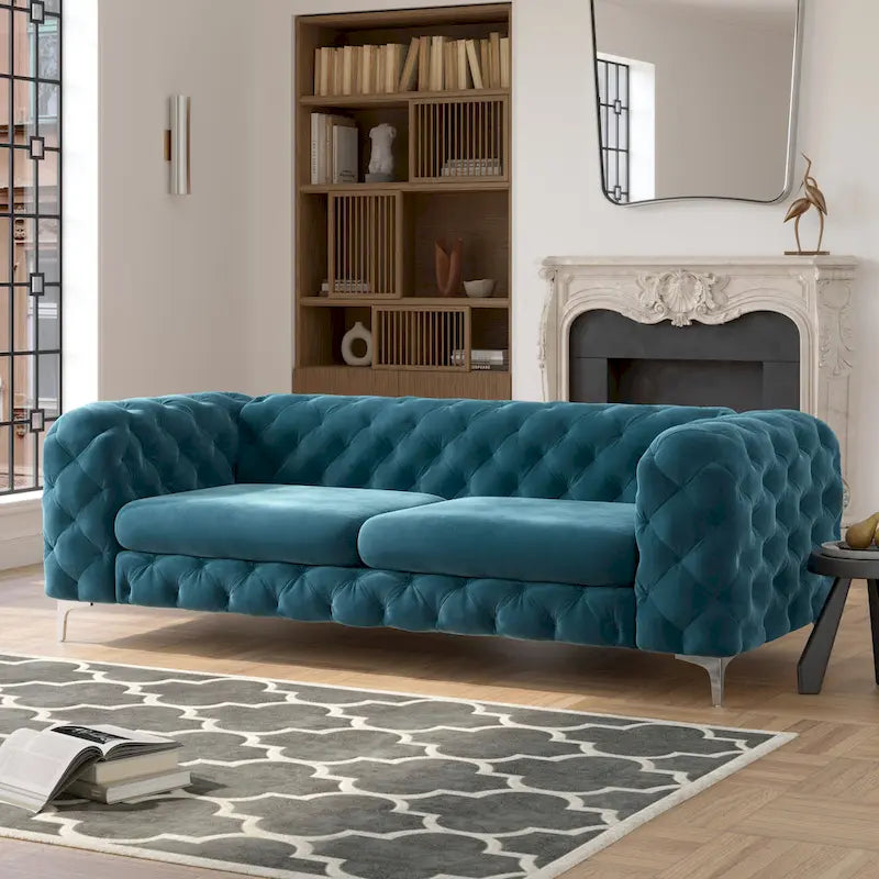 Tufted Velvet Sofa