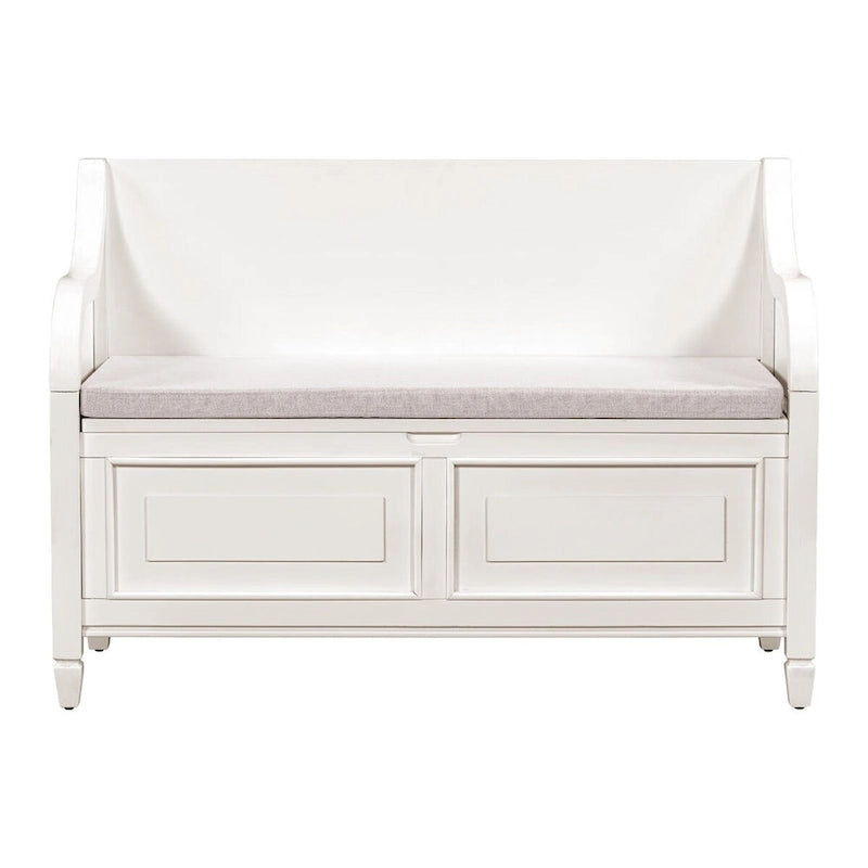 42 Rustic Style Solid wood Entryway Multifunctional Storage Bench