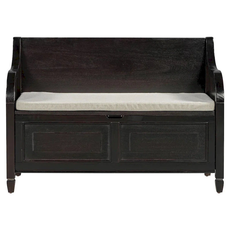 42 Rustic Style Solid wood Entryway Multifunctional Storage Bench