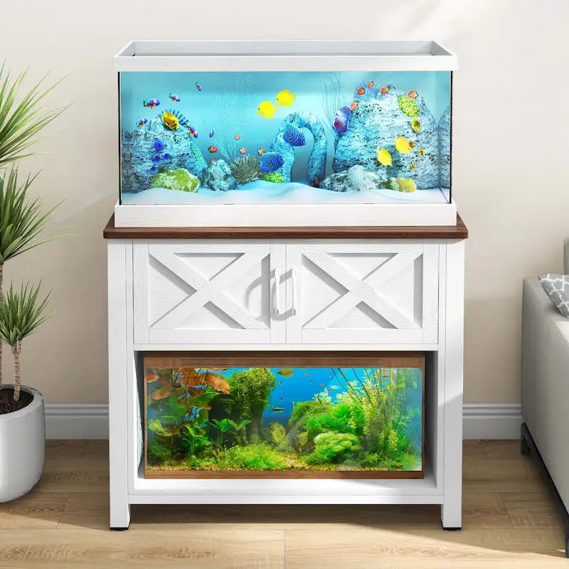 40-50 Gallon Aquarium Stand Cabinet Fish Tank Stand with Power Outlets