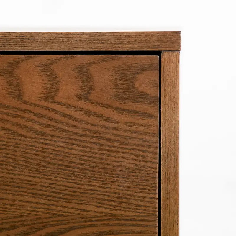 Midcentury Walnut 6-Drawer Dresser with Interlocking Drawers